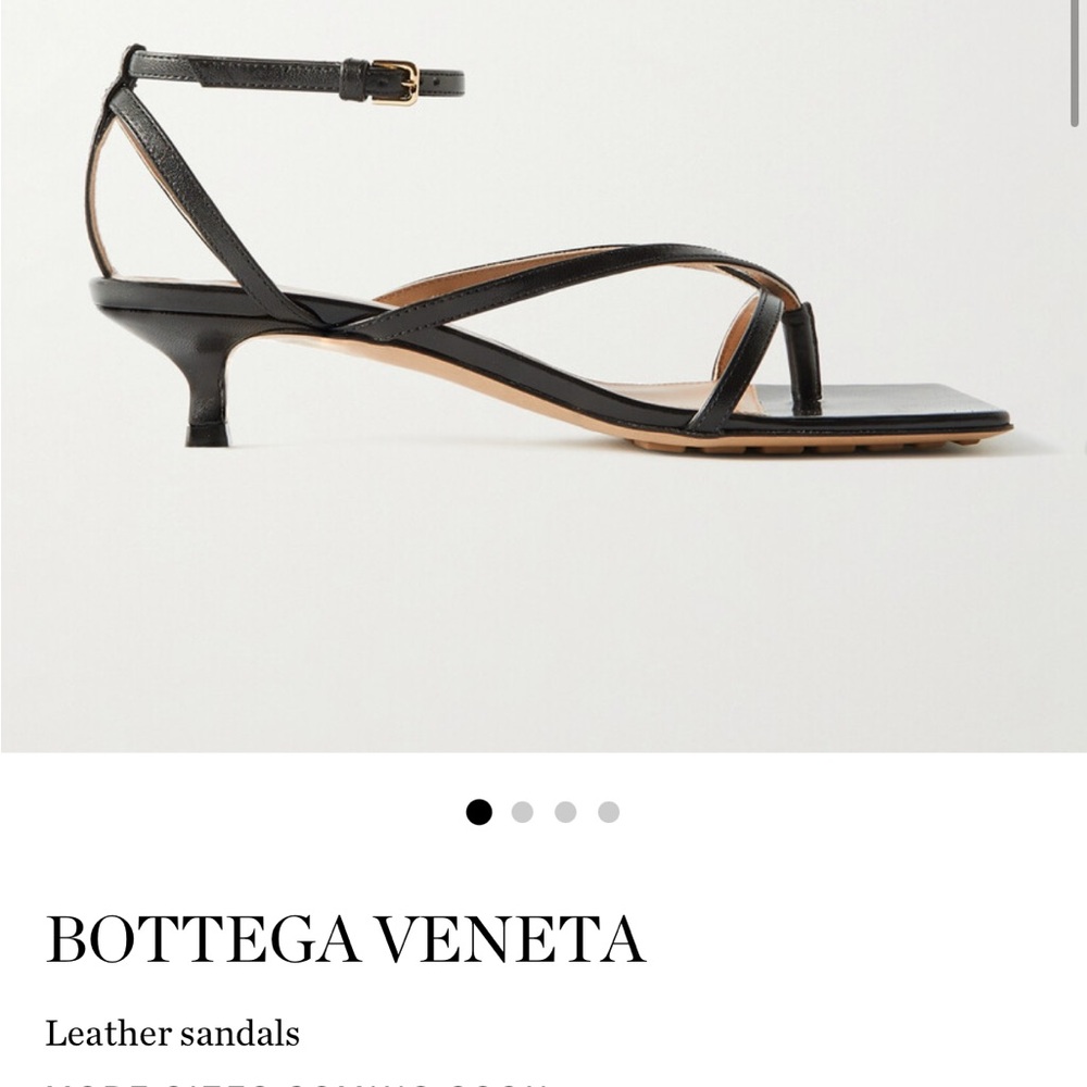 Bottega Veneta Black Sandals with Crisscross Straps! Worn once! 2in heel